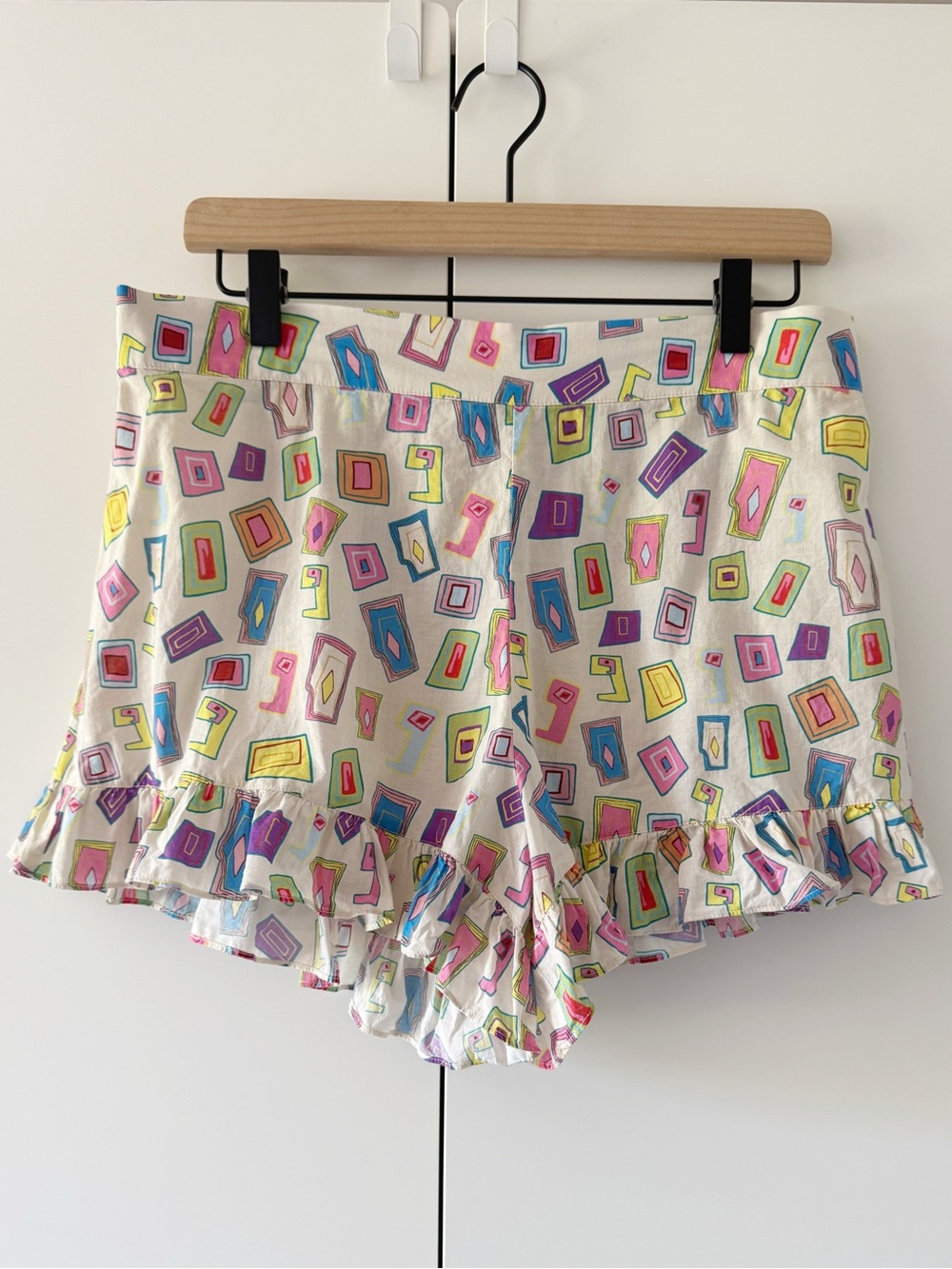 It’s 9PM Cindy Shorts – Abstract Summer Geo print